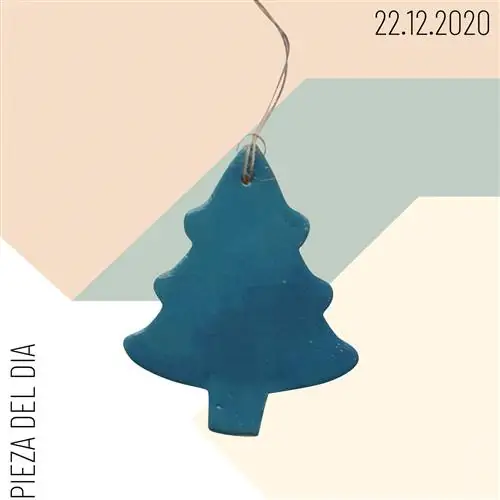 Новогоднее украшение от Brbara Acosta CERAMIC TREE