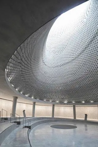 Завершенный Kimmel Eshkolot Architects в 2017 году, Национальный мемориальный зал павшим в Израиле стоит на…