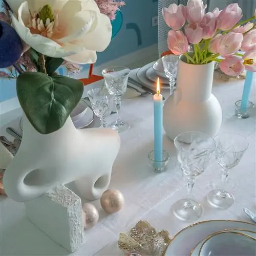 Артистичный стол в канун РОЖДЕСТВА в пастельных тонах