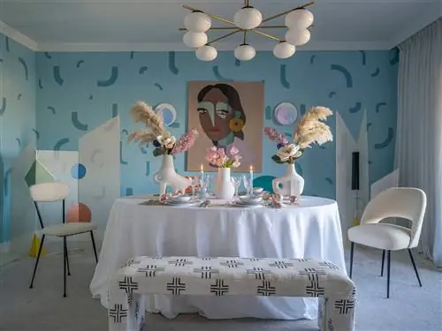 Артистичный стол в канун РОЖДЕСТВА в пастельных тонах