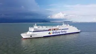 Galicia - первый из совершенно нового класса кораблей в испанском стиле для Brittany Ferries