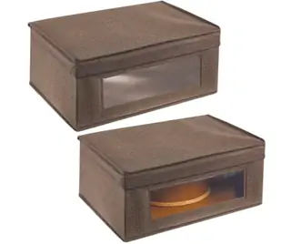 Этот набор из двух коробок идеально подходит для хранения одежды и аксессуаров, которые вы хотите хранить в целости и сохранности…