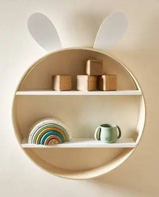 Оригинальная настенная полка в виде кролика Zara Home