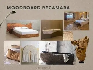 Мудборд спальни