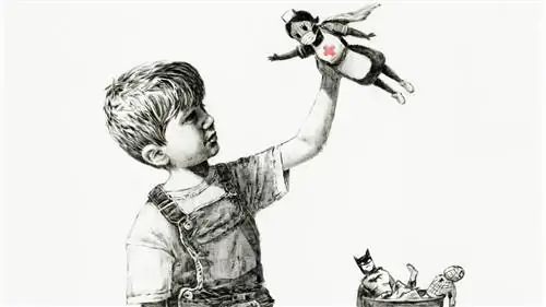 A BANKSY продан за более чем 19 миллионов евро, которые пойдут на общественное здравоохранение