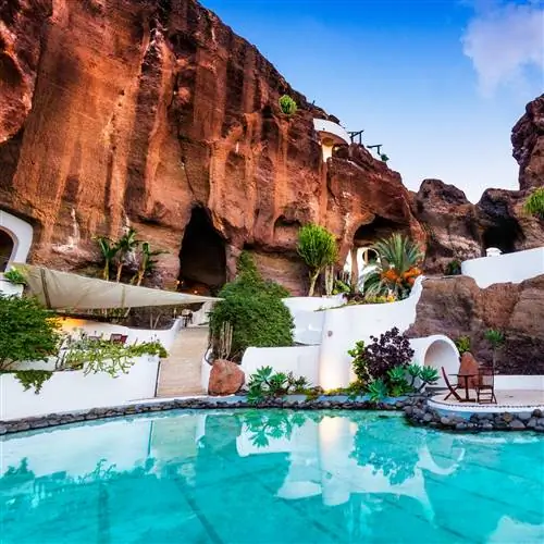 AD LANZAROTE открытка тайна среди вулканов