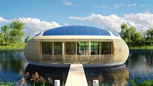 Ten ПЛАВАЮЩИЙ ДОМ С УНИКАЛЬНОЙ АРХИТЕКТУРОЙ И ДИЗАЙНОМ