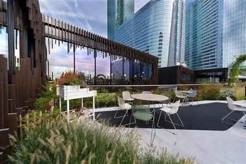 Новый комплекс LA DÉFENSE сделан из БАМБУКА и САДОВ