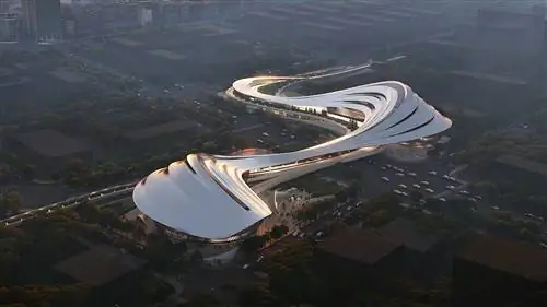 Jinghe New City Culture Art Center Zaha Hadid Architects