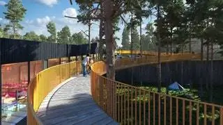 Посетители, поднявшись по зданию, смогут проследить за процессом производства интерьера Посетители, поднявшись по зданию, смогут проследить за процессом производства интерьера