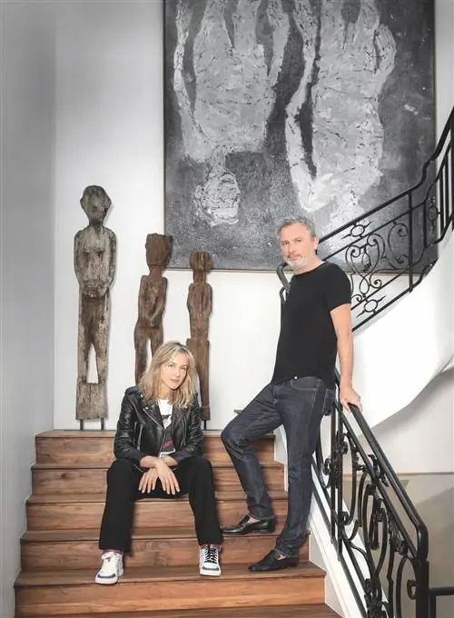 Динамичный минимализм дома основателей Zadig Voltaire