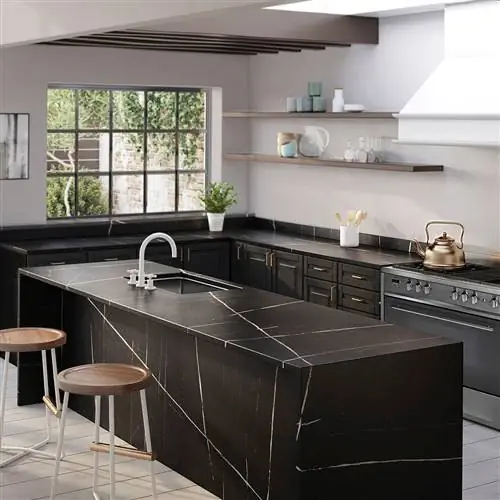 кухня Silestone Eternal Noir кухня Silestone Eternal Noir
