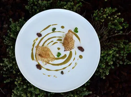 Блюдо из ресторана Culler de Pau в О-Грове