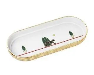 Для ключей, кошелька для монет… Поднос Panthère из фарфора Limoges de Cartier идеально подходит для…
