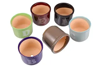 Маленькие керамические горшки для суккулентов с буквами Ehglish Mini Pot