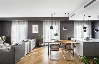 В столовой стулья Cesca отредактированы Knoll