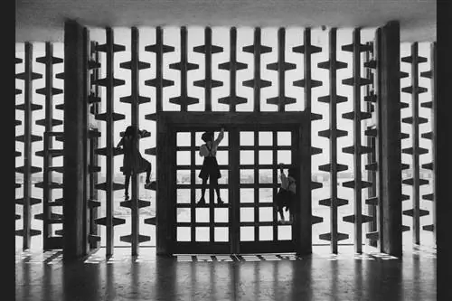 Средняя школа в Чандигархе, спроектированная Дрю в 1956 году