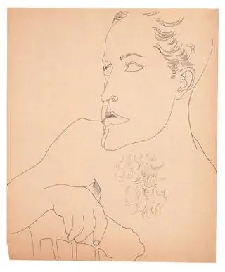 Неизвестный мужчина в 1957 году