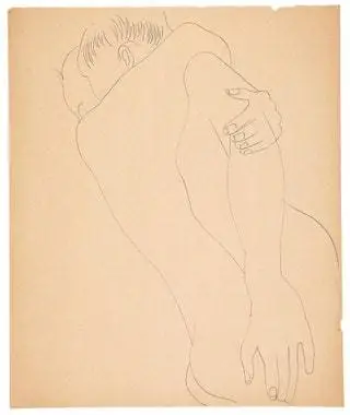 Пара мужчин слилась в объятиях, 1955 год