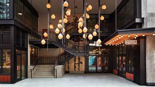 Новый Ace Hotel Brooklyn в Нью-Йорке, между Ле Корбюзье и бетоном