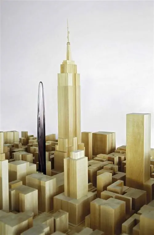 Модель с предложением MAD Architects «East 34th» Модель с предложением MAD Architects «East 34th»