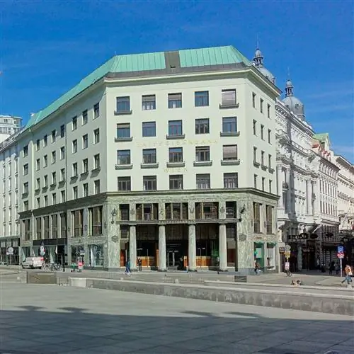 Looshaus, спроектированный Адольфом Лоосом в 1910 году