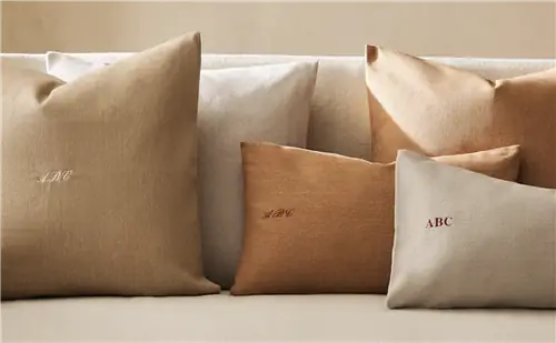 Подушки Zara Home с инициалами