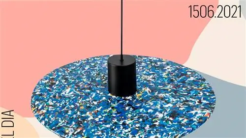 Лампа 'Confetti' от 'Nutcreatives' для 'Faro Barcelona': ПЕРЕРАБОТКА СВЕТА