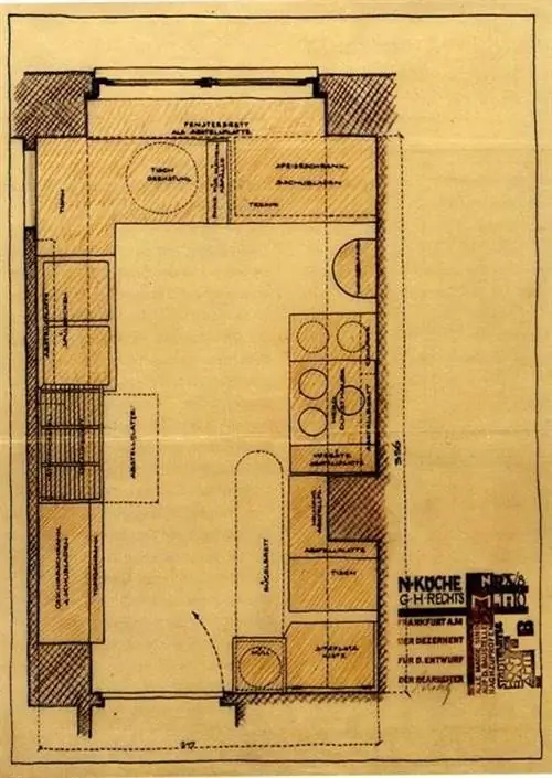 Один из планов австрийского дома
