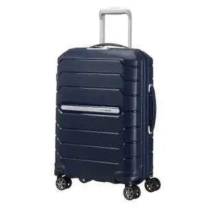 ручной чемодан samsonite flux spinner синий