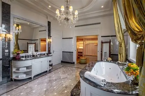 Ванная в отеле Элеонора. Предоставлено отелем Beau Rivage