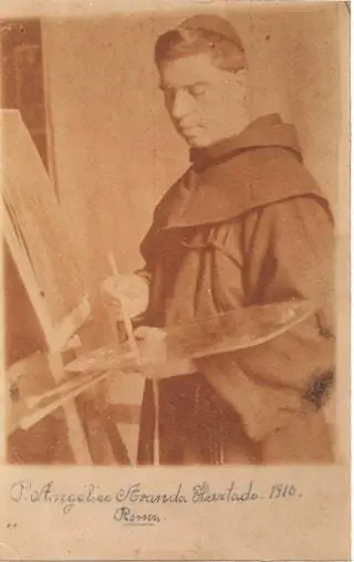 Фрай Аранда в Риме в 1910 году