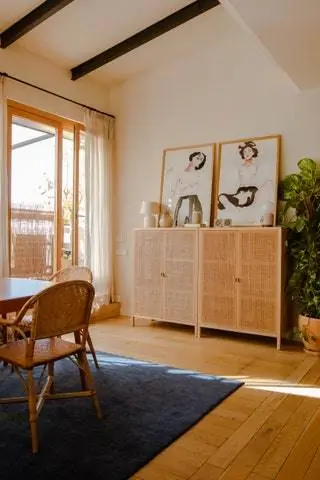 Сервант Ikea в клетку от Conrad Roset. Растения - еще один элемент, тесно связанный со средиземноморским стилем, который…