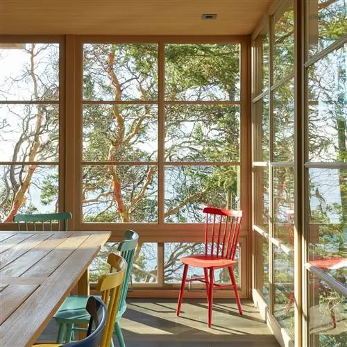 На севере США дома из камня и дерева