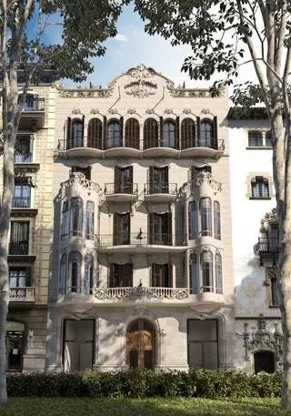 Casa Alesan расположен на улице Passeig Sant Joan 110 на Золотой площади Барселоны. Это модернистское здание… Casa Alesan расположен на улице Passeig Sant Joan 110 на Золотой площади Барселоны. Это модернистское здание…
