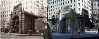 Разобранный в 1970-х годах и отправленный в Порриньо, он находился в том же галисийском городе, где была создана копия