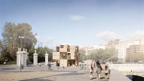 Multiply, деревянный павильон на MADRID DESIGN FESTIVAL