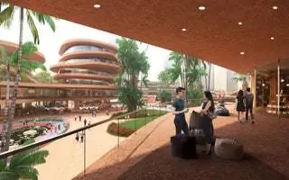 Архитекторы MVRDV представили многоуровневый урбанистический пространственный проект с библиотечной галереей и театром…