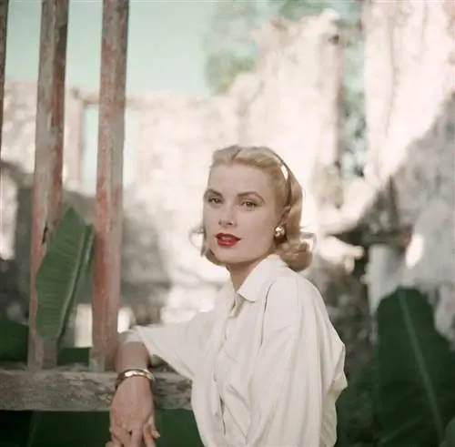 Американская актриса Грейс Келли, 1955 год