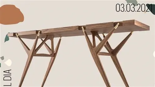 Консоль 'PA '1947' Ико Паризи в 'CASSINA': БАЛАНС С АКЦЕНТОМ