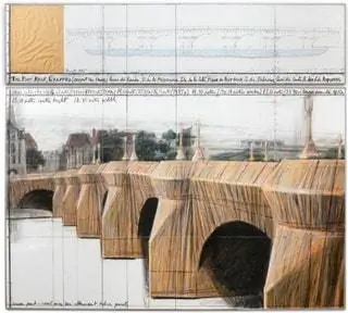 Проект «Pont Neuf Wrapped» для Парижа 1985 года. PontNeuf, первый камень которого был заложен в 1578 году Генрихом III и…