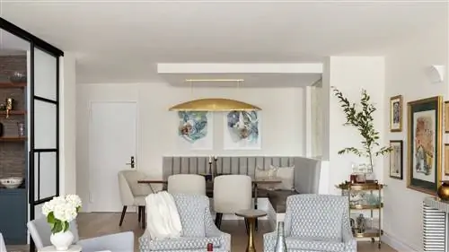 Идеальная квартира для хорошего хозяина, переходящая между эстетикой Ренессанса и современным стилем «середины века»