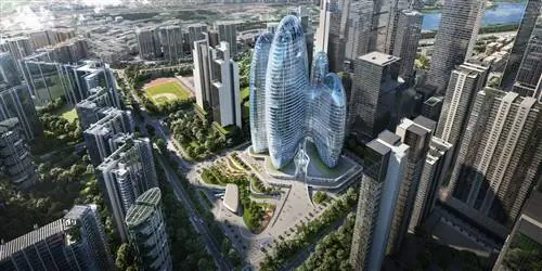 Здоровая АРХИТЕКТУРА для новых небоскребов ZAHA HADID в Китае Здоровая АРХИТЕКТУРА для новых небоскребов ZAHA HADID в Китае