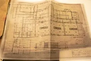План столовой и первого этажа El Internado