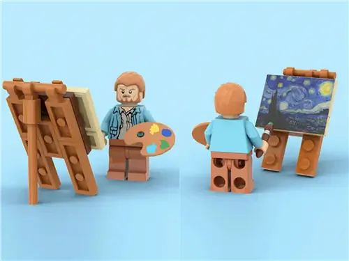 Последняя разработка LEGO вдохновлена «Звездной ночью» Ван Гога