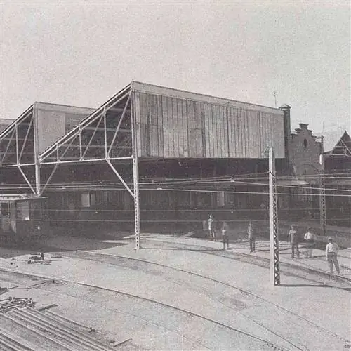 Гаражи Cuatro Caminos в 1921 году
