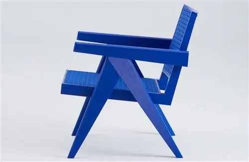 Стул CHANDIGARH от JEANNERET заново изобретен в 3D REMOVABLE и KLEIN