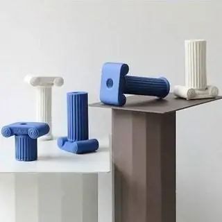 Керамические люстры в форме колонн от Flovina Design