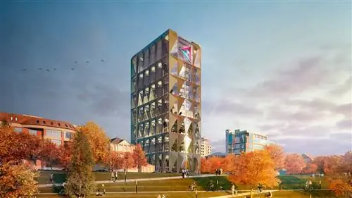 АЛМАЗНОЕ ЗДАНИЕ, спроектированное в РОССИИ компанией FOSTER + PARTNERS