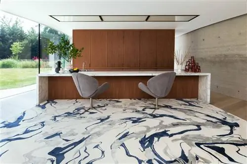 Ковер "Echo Silver" в "The Rug Company" ТЕПЛЫЙ МРАМОР